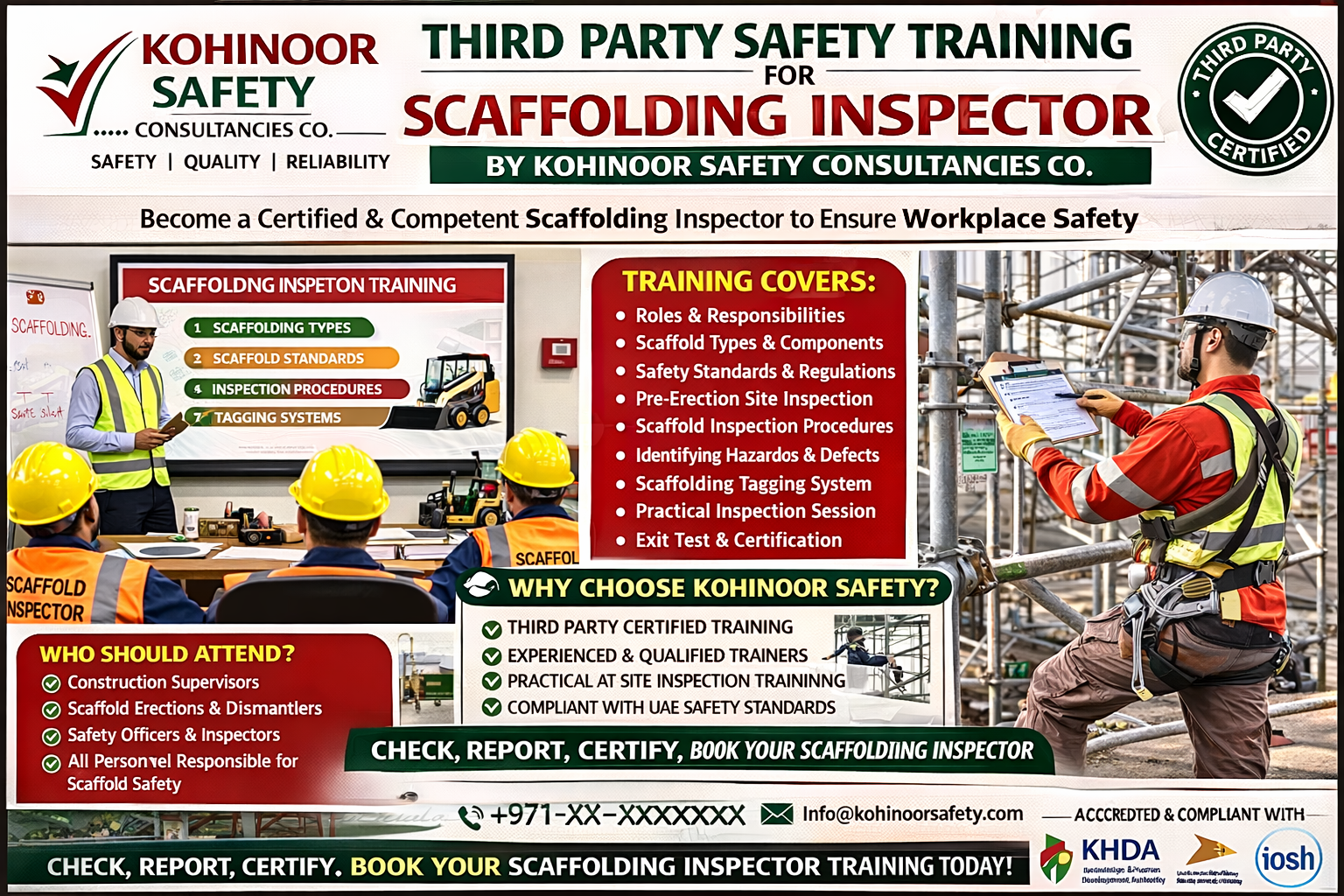 Third-Party Safety Training for Scaffolding Inspector